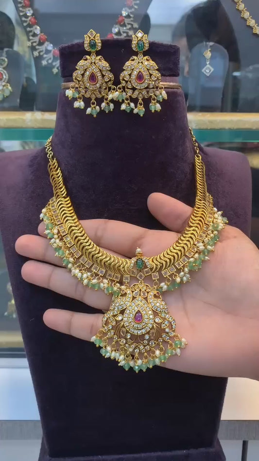 Royal Temple Necklace Set